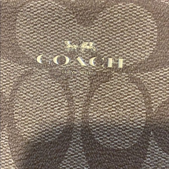 COACH LARGE WRISTLET F65748 KHAKI/SADDLE - Picture 3 of 7